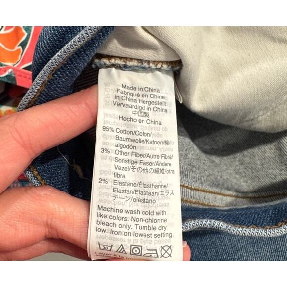 Madewell Womens Jeans Size 29 Cali Demi Boot Denim Jeans Stretch Frayed Hem READ - Picture 8 of 9